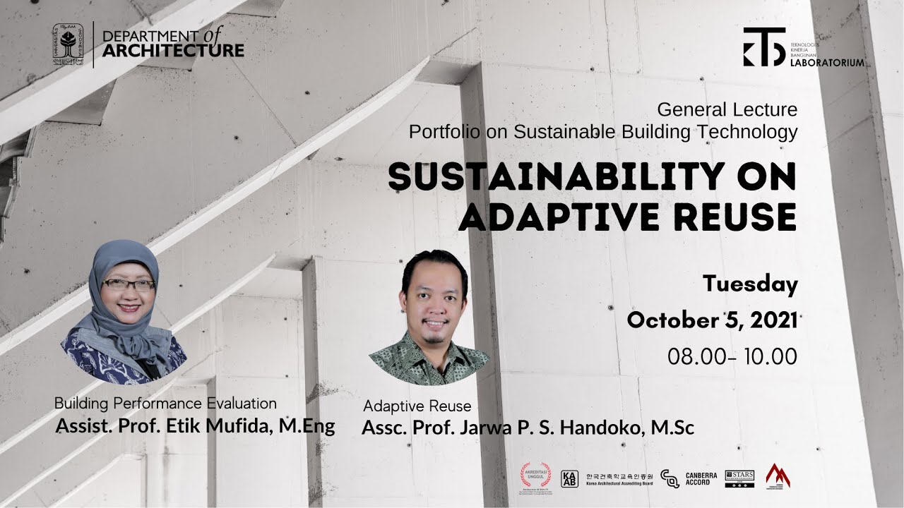 SUSTAINABILITY ON ADAPTIVE REUSE - YouTube