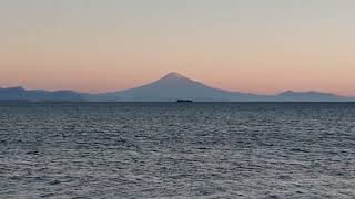 2024年12月 富士山㊿（朝/堤防から❷）