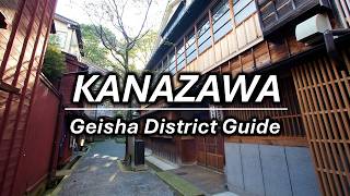 [Kanazawa Japan] Geisha District Guide by Locals | Must Visit KAZUEMACHI!