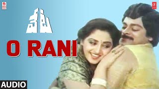 O Rani Song | Veta Telugu Movie | Chiranjeevi,Jayapradha | Chakravarthy |Veturi Sundararama Murthy