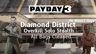 Payday 3 - Diamond District All Bags Cleaned - Overkill (solo stealth)