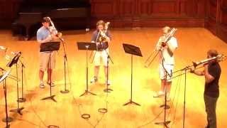 U of I Graduate Trombone Ensemble - Bruckner Etüde für das tiefe Bleche