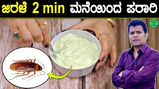 Natural Ways to Get Rid of Cockroaches Permanently | Home \u0026 kitchen | Ayurveda Tips in Kannada