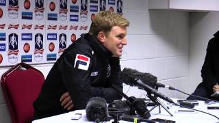 Eddie Howe's Liverpool post-match press conference