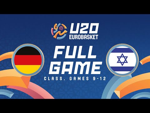 EN VIVO – Alemania v Israel Clase FIBA U20 EuroBasket 2024. Juegos 9-12