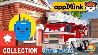 #appMink Fruit Train | Wheels On The Bus Go Round And Round | Police Helicopter