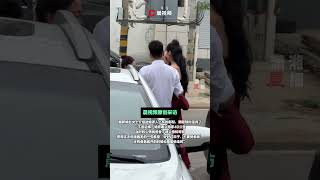 婚宴结束后，新娘看到家人坐车离开忍不住落泪 #家庭