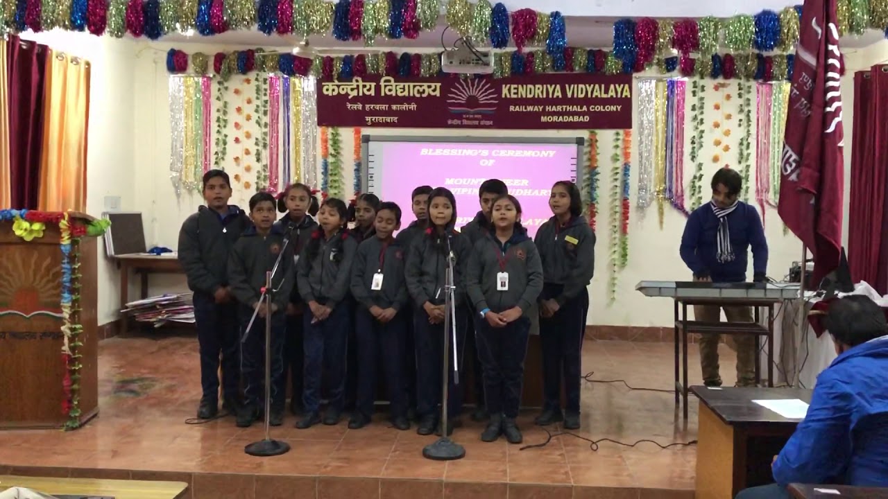 Welcome Song By Primary Kids KV Moradabad - YouTube