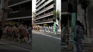 向島見番　手古舞出発！　（牛嶋神社のお祭り）