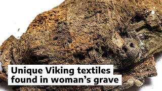 Unique Viking textiles found in woman’s grave