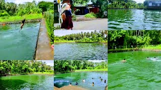 കൂട്ടുകാരുമൊത്ത് ഒരു കുളത്തിൽ ചാട്ടം ശേഷം സംഭവിച്ചത് കണ്ടോ 😍😳|valayamkulam|changaramkulam😍