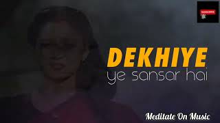 Dekhiye Ye Sansar Hai Lyrical Video _ Sansar _ S.P. Balasubrahmanyam _ Rekha_ Raj Babbar #music