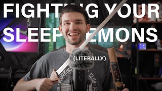 ASMR Fighting Your Sleep Demons 😴 (LITERALLY) Tingly Triggers for Sleep 💤