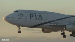 PIA Boeing 747-300 Sunset Arrival