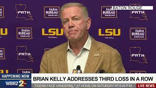 Brian Kelly talks after LSU loss to Florida, marking third straight loss for Tigers