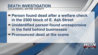 Person found dead after welfare check in Goldsboro, investigation ongoing