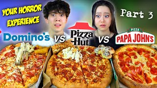 My parents BRAINWASHED ME for 10 years to "protect me" - Pizza Showdown Mukbang