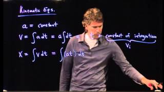 Kinematic Equations from Calculus