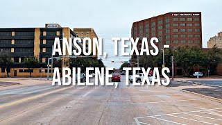 Anson, Texas to Abilene, Texas! Drive with me on a Texas highway!