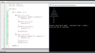 Christmas tree in C programming made easy.
