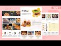 Complete Food & Restaurant Website Design Using | HTML & CSS | PART 1