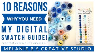 10 Reasons Why You NEED The Digital PRINTABLE Swatch Guide for Swatching Your Paint by Number Paints