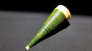 Horn from coconut leaves - Coconut(palm) leaf craft.