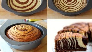 طريقة تحضير كيك ماغبغي بطريقة جد سهلة ومبسطة للمبتدئين cake marbré