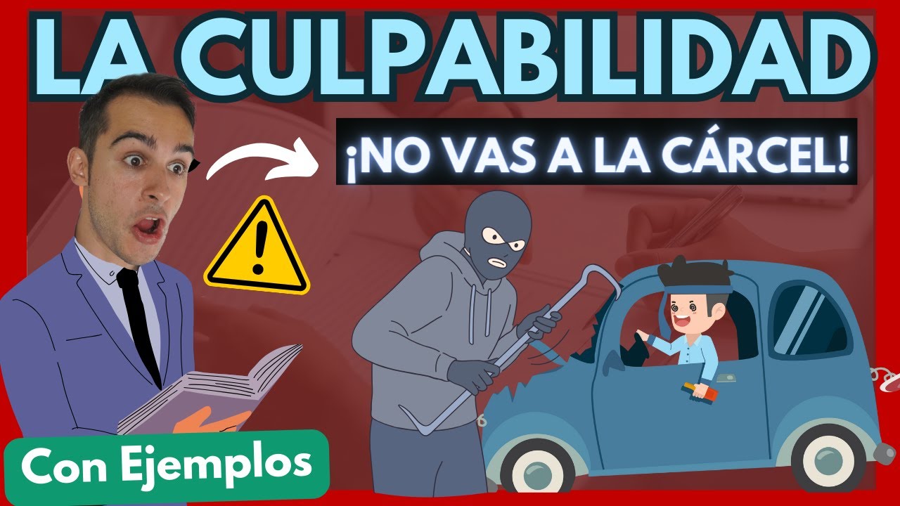 😱 La CULPABILIDAD En La Teoría Del Delito [RESUMEN Con EJEMPLOS ...