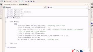 VB NET Network Programming | Network Programming using Windows Sockets