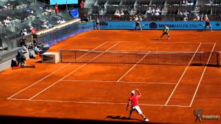 Nishikori vs Federer - Madrid Masters 1000 2013