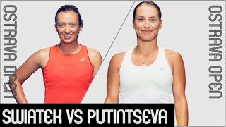 Iga Swiatek vs Yulia Putintseva | Ostrava Open 2021