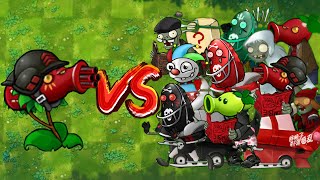 PVZ 1 Fusion Challenge! Which zombie can defeat the Ultimate Cherry Gatling+ EXTRA - Who Will Win?