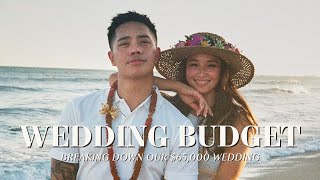 Breaking down Our $65,000 Wedding Budget | Aja Dang Brian Puspos