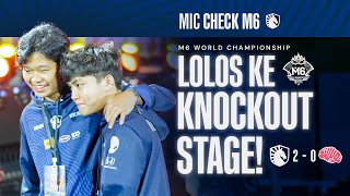 BERHASIL KE NEXT STAGE!😎 | Mic Check TLID vs TWIS | Swiss Round M6 World Championship