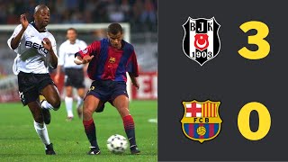 Besiktas 3-0 Barcelona - Extended Highlights & Goals - Uefa Champions League Group H (09-19-2000)