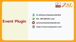(中文) AutoCount - Event Plugin 操作示范 (AutoCount Accounting 2.1)