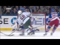 John Moore with an elbow to the head of Erik Haula 10/27/14 (replays)