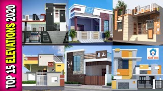 Best 15 single floor elevation designs  | New individual home elevation designs