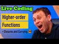 Higher-Order Functions Demonstrated - filter() map() closures and currying 💪