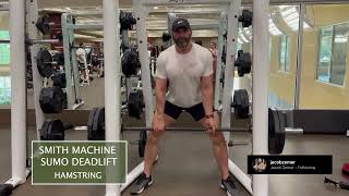 Smith Machine Sumo Deadlift