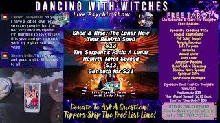 LIVE TAROT \u0026 MAGIC on Dancing With Witches Live Psychic Show with The Witch Coach, Lady Shiya