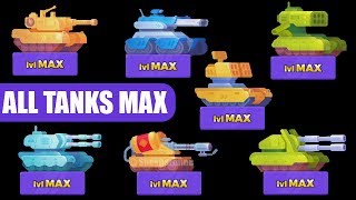 Tank Stars All Tanks Upgraded to MAX LEVEL