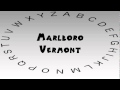 How to Say or Pronounce USA Cities — Marlboro, Vermont