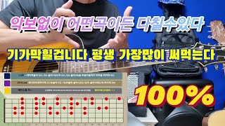 악보없이 어떤곡이든 다칠수있다 평생 가장많이 써먹는 기가막힌 공식