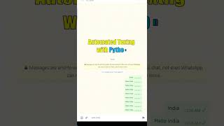Automatic WhatsApp Spammer using PYTHON #shorts #python #programming
