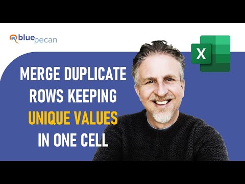 Merge Duplicate Rows in Excel Combining Unique Values in One Cell