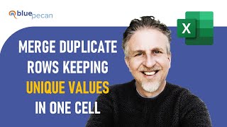 Merge Duplicate Rows in Excel Combining Unique Values in One Cell