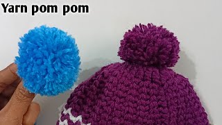 How / Usually  Make Pom pom For Hat / Hindi Tutorial