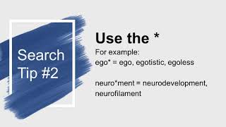 5 search tips for APA PsycInfo